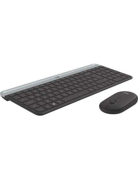 KIT DE TECLADO Y MOUSE LOGITECH MK470 RF INALAMBRICO USB NEGRO-GRAFITO (ESPANOL)