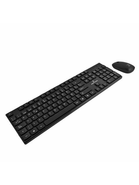 KIT DE TECLADO Y MOUSE PERFECT CHOICE DUST INALAMBRICO USB NEGRO (ESPANOL)
