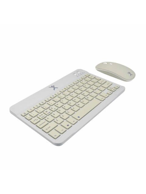 KIT DE TECLADO Y MOUSE PERFECT CHOICE GENOVA INALAMBRICO RF INALAMBRICO + BLUETOOTH GRIS (ESPANOL)