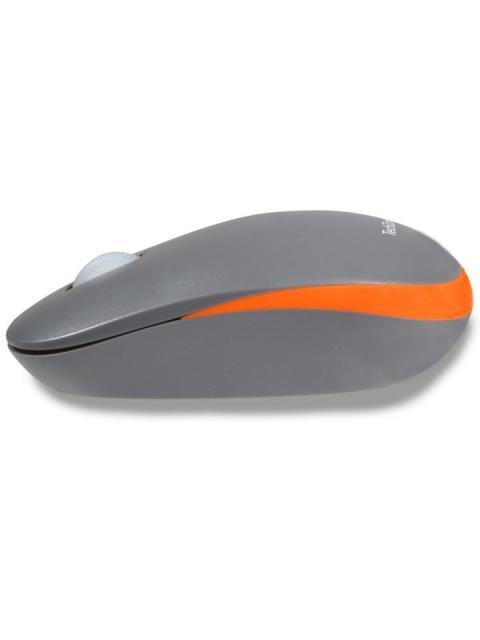 KIT DE TECLADO Y MOUSE TECHZONE TZ20COMB01-INA INALAMBRICO USB GRIS-NARANJA-BLANCO (INGLES)