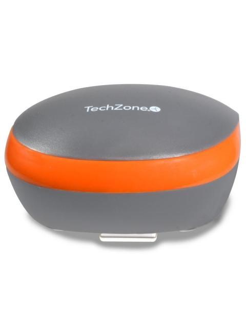 KIT DE TECLADO Y MOUSE TECHZONE TZ20COMB01-INA INALAMBRICO USB GRIS-NARANJA-BLANCO (INGLES)