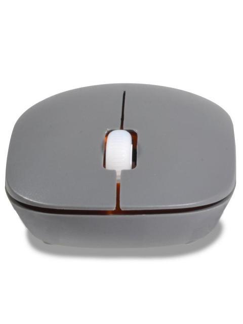 KIT DE TECLADO Y MOUSE TECHZONE TZ20COMB01-INA INALAMBRICO USB GRIS-NARANJA-BLANCO (INGLES)