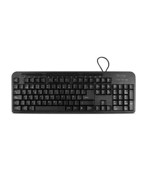 KIT DE TECLADO Y MOUSE VORAGO KM-107 ALAMBRICO USB NEGRO (ESPANOL)