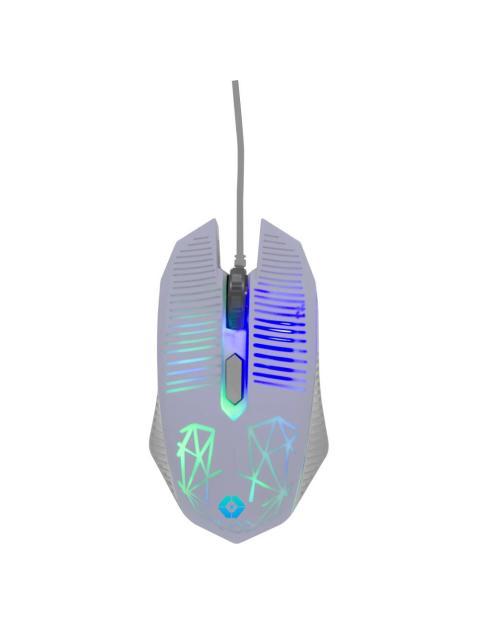 KIT GAMER DE TECLADO MOUSE AUDIFONOS Y MOUSEPAD VORTRED ALAMBRICO USB MORADO (INGLES)