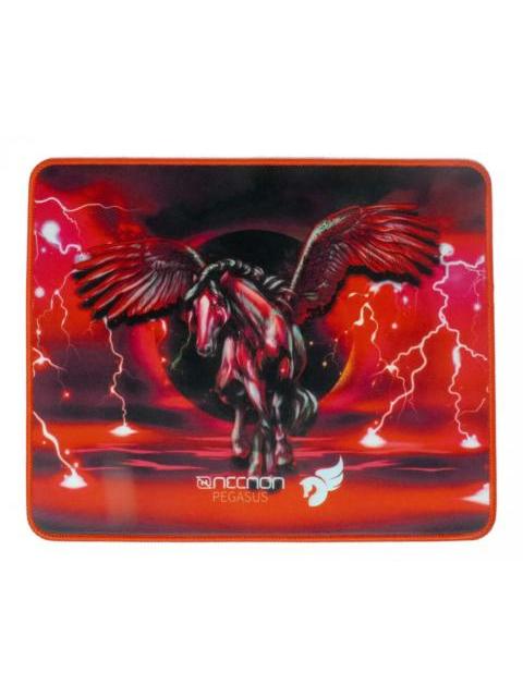 KIT GAMER DE TECLADO MOUSE DIADEMA Y MOUSEPAD NECNON NGC-PEGASUS ALAMBRICO USB ROJO-NEGRO (INGLES)