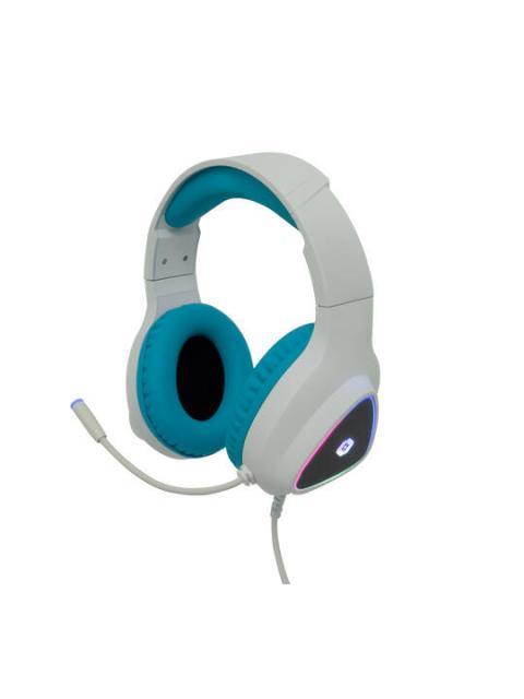 KIT GAMER DE TECLADO-MOUSE-HEADSET-MOUSEPAD AVALANCHE 4 EN 1 ALAMBRICO USB BLANCO (ESPANOL)
