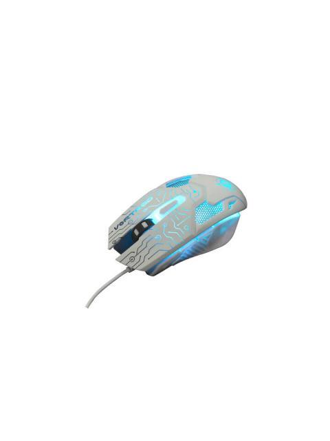 KIT GAMER DE TECLADO-MOUSE-HEADSET-MOUSEPAD AVALANCHE 4 EN 1 ALAMBRICO USB BLANCO (ESPANOL)
