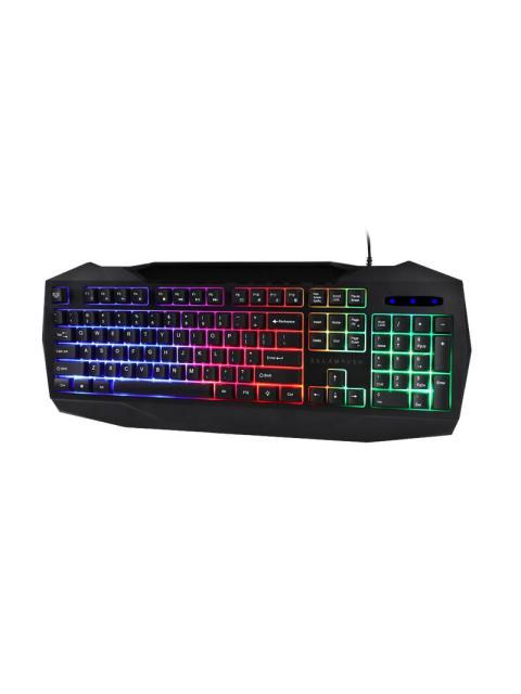 KIT GAMER DE TECLADO Y MOUSE BALAM RUSH SQUAD MASTER KTM333 ALAMBRICO USB NEGRO (ESPANOL)
