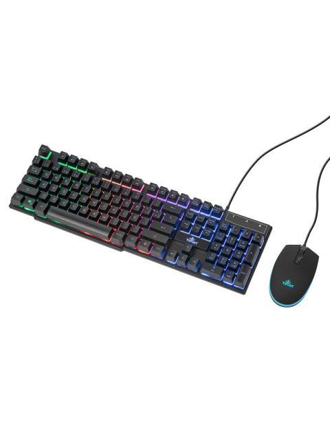 KIT GAMER DE TECLADO Y MOUSE YEYIAN PHOENIX ALAMBRICO USB NEGRO (ESPANOL)