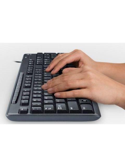 KIT DE TECLADO Y MOUSE LOGITECH MK200 USB NEGRO (ESPANOL)