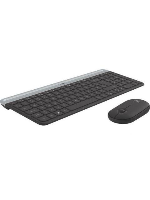KIT DE TECLADO Y MOUSE LOGITECH MK470 RF INALAMBRICO USB NEGRO-GRAFITO (ESPANOL)