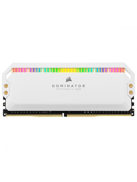 KIT MEMORIA RAM CORSAIR DOMINATOR PLATINUM RGB DDR4 4000MHZ 32GB (4 X 8GB) CL19 XMP BLANCO