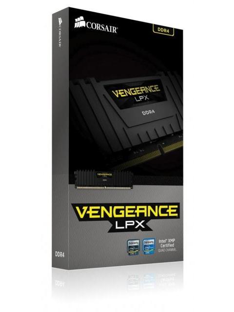 KIT MEMORIA RAM CORSAIR VENGEANCE LPX DDR4 2666MHZ 16GB (4 X 4GB) CL16