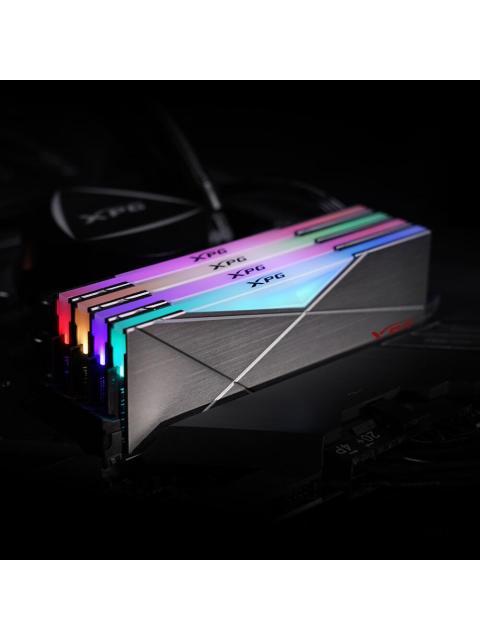 KIT MEMORIA RAM XPG SPECTRIX D50 RGB DDR4 3200MHZ 16GB - 2 X 8GB CL16 XMP GRIS