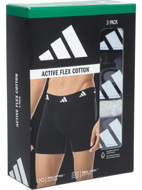 KIT ROPA INTERIOR BOXER TRUSA ADIDAS UNDERWEAR 4917 BLANCO/NEGRO ADIDAS UNDERWEAR