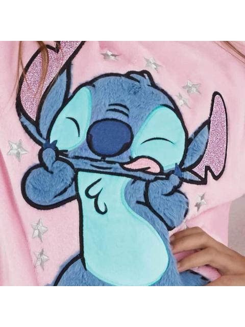 Stitch rosa hotsell y azul pijama