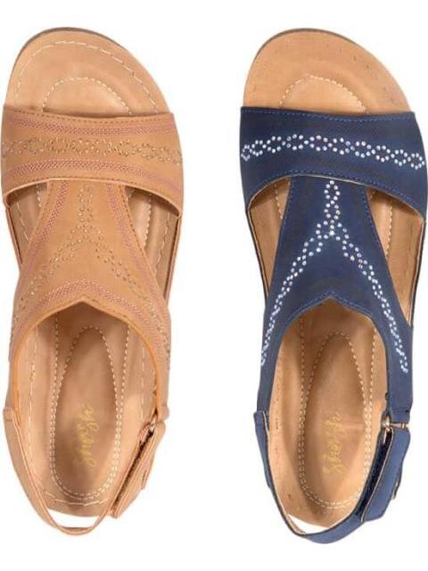 KIT SANDALIA CONFORT CON PIEDRAS MULTICOLOR SHOSH