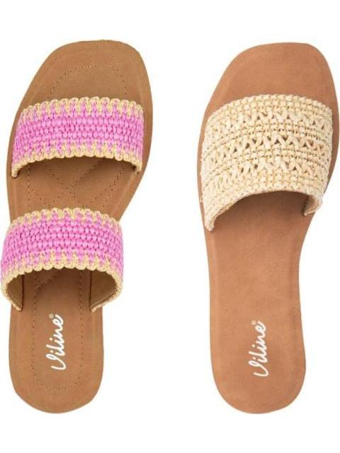 KIT SANDALIAS PLANAS MULTICOLOR VI LINE