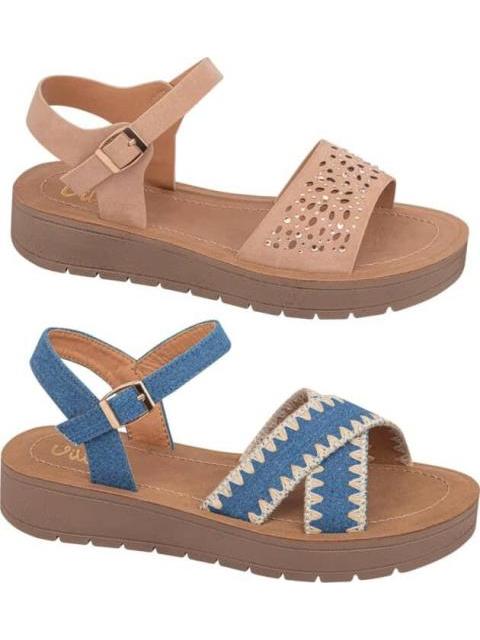 KIT SANDALIAS PLANAS MULTICOLOR VI LINE