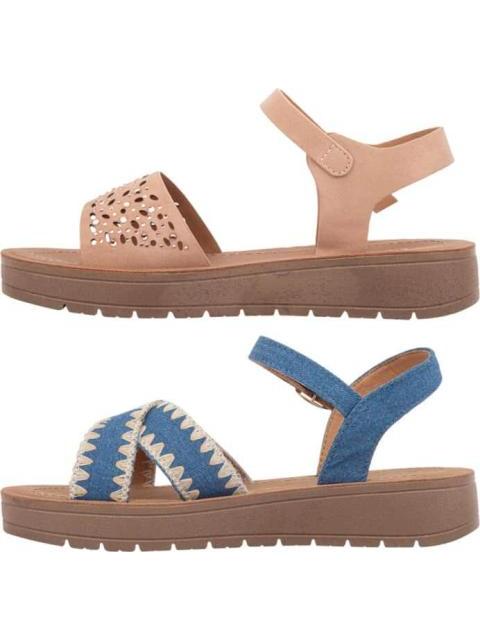 KIT SANDALIAS PLANAS MULTICOLOR VI LINE