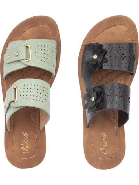 KIT SANDALIAS PLANAS MULTICOLOR VI LINE