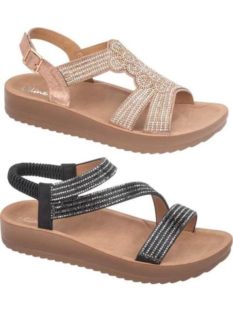 KIT SANDALIAS PLANAS MULTICOLOR VI LINE