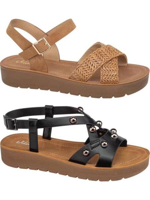 KIT SANDALIAS PLANAS MULTICOLOR VI LINE