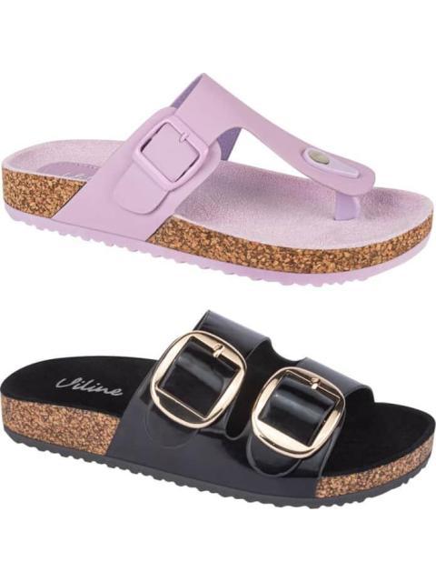 KIT SANDALIAS PLANAS MULTICOLOR VI LINE