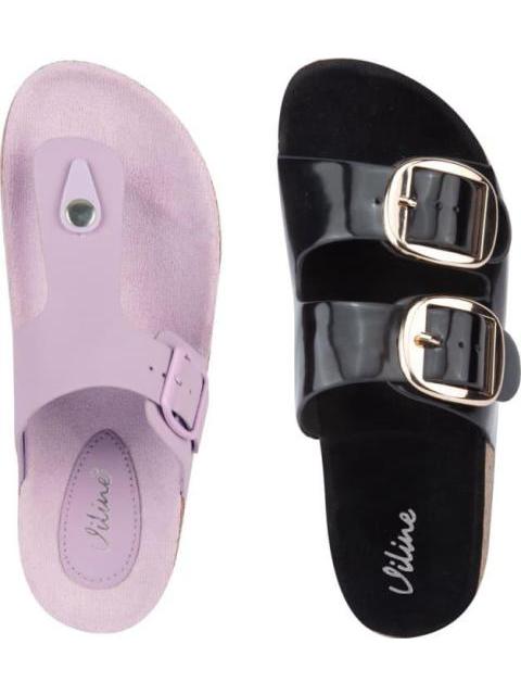 KIT SANDALIAS PLANAS MULTICOLOR VI LINE