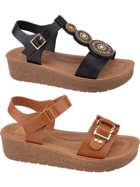 KIT SANDALIAS PLANAS MULTICOLOR VI LINE