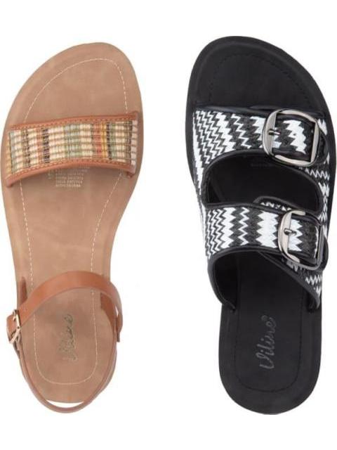KIT SANDALIAS PLANAS MULTICOLOR VI LINE