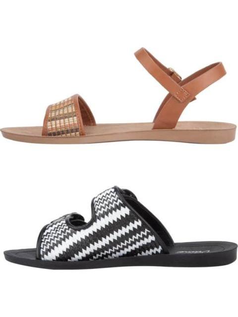 KIT SANDALIAS PLANAS MULTICOLOR VI LINE