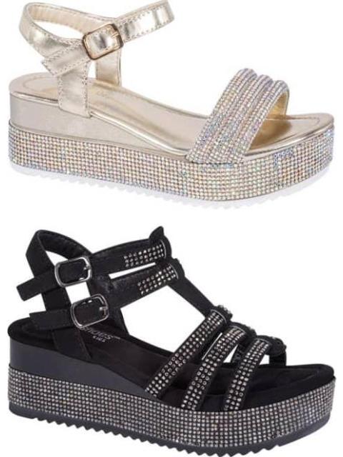 KIT SANDALIA PLATAFORMA MULTICOLOR VIVIS SHOES KIDS
