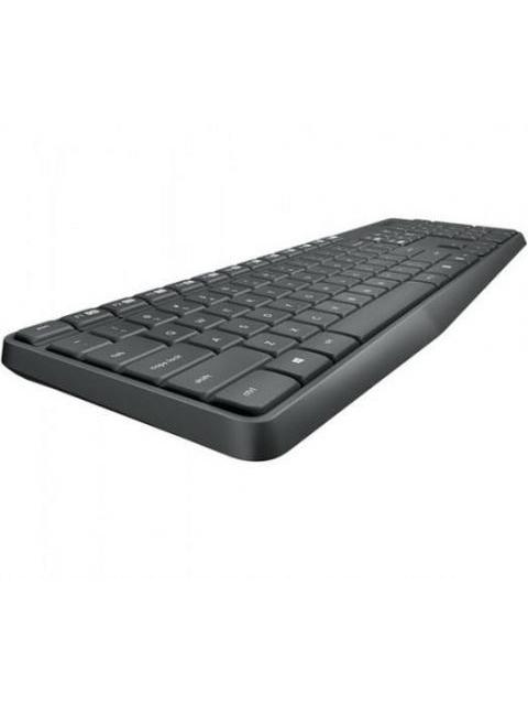 KIT DE TECLADO Y MOUSE LOGITECH MK235 INALAMBRICO USB NEGRO (ESPANOL)