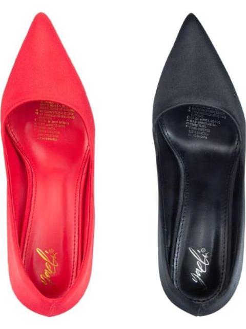 KIT ZAPATILLAS TACON ALTO CROMADO MULTICOLOR YAELI FASHION