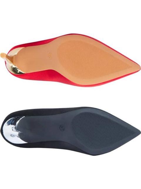 KIT ZAPATILLAS TACON ALTO CROMADO MULTICOLOR YAELI FASHION