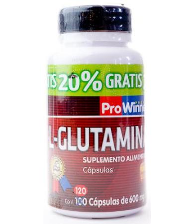L GLUTAMINA 100 CAP Y 20 CAP GRATIS PROWINNER