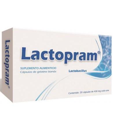 LACTOPRAM PROBIOTICOS 20 CAP PROGELA