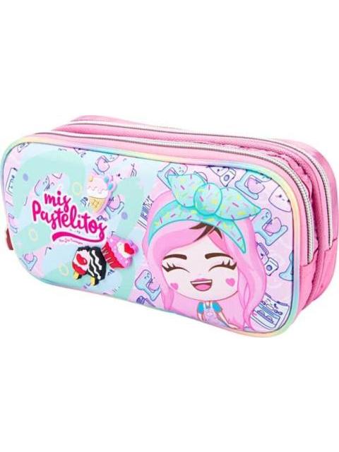 LAPICERA ESCOLAR ROSA MIS PASTELITOS