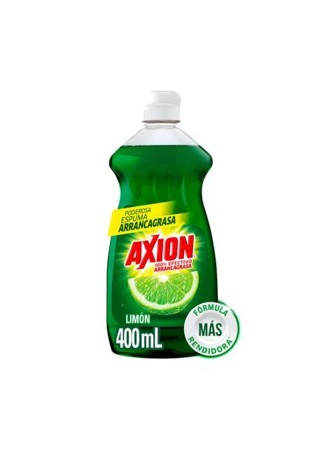 LAVATRASTES LIQUIDO AXION LIMON 400 ML