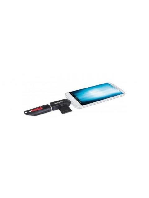MANHATTAN ADAPTADOR MICRO USB CON LECTOR DE TARJETAS OTG IMPORT LINK 24 EN 1 USB 2.0