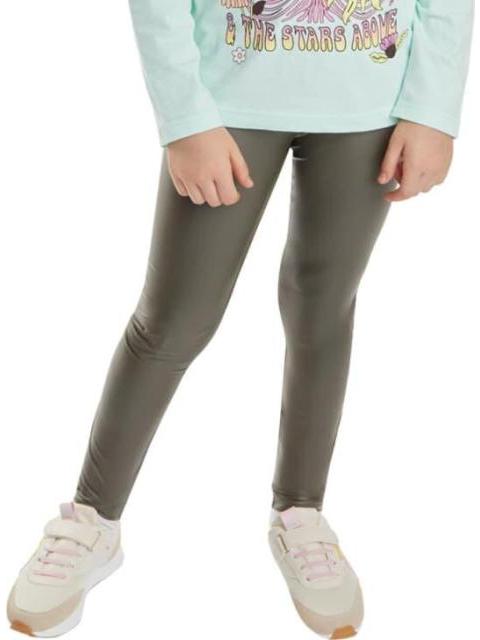 LEGGING EFECTO PIEL VERDE OLIVO HOLLY LAND KIDS