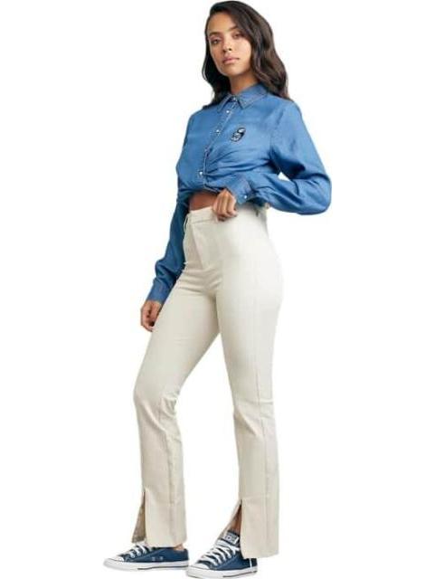 LEGGINGS CON ABERTURA BEIGE HOLLY LAND