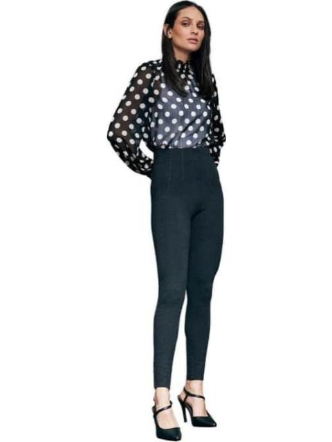 LEGGINGS CINTURA REGULAR GRIS HUMO HOLLY LAND