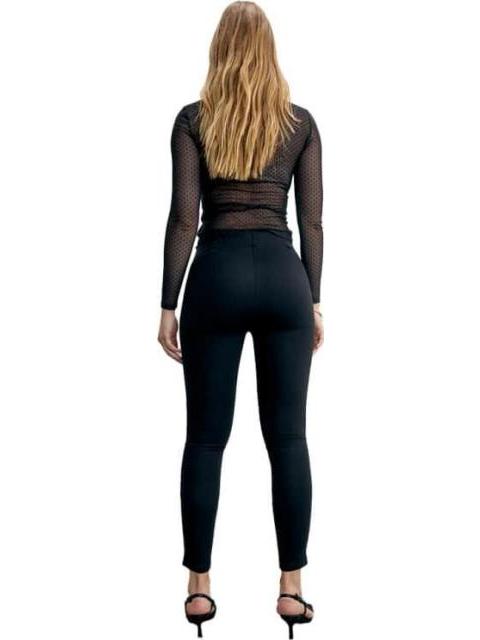 LEGGINGS CON PEDRERIA NEGRO HOLLY LAND