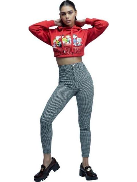 LEGGINGS CUADROS CINTURA REGULAR BICOLOR HOLLY LAND