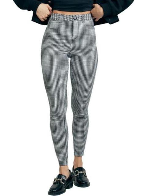 LEGGINGS CINTURA REGULAR BLANCO/NEGRO HOLLY LAND