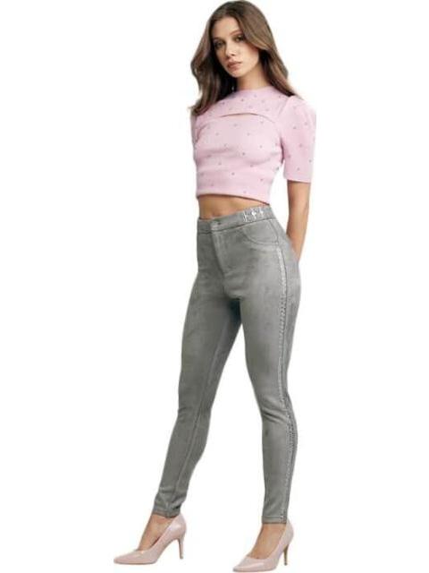 LEGGINGS CINTURA ALTA GRIS HOLLY LAND