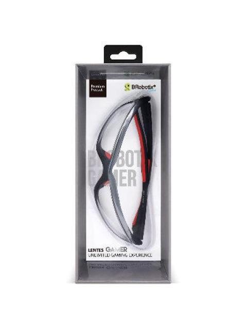LENTES ANTIRADIACION GAMER R BROBOTIX 6000274 ROJO ANTIRADIACION ARMAZON DE ACETATO
