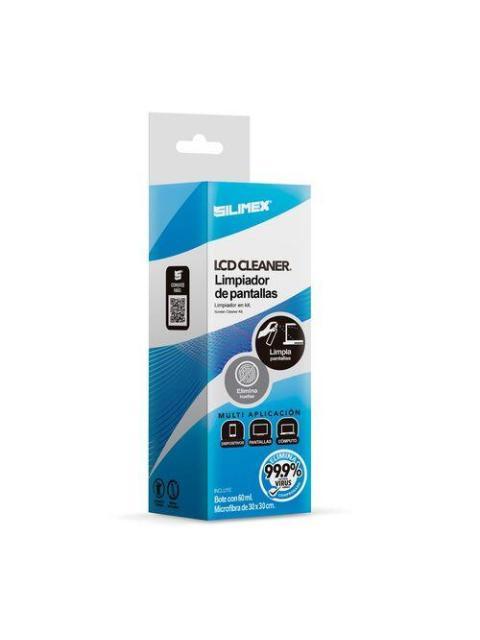 LIMPIADOR EN ATOMIZADOR SILIMEX 60ML PARA PANTALLAS 750300219666